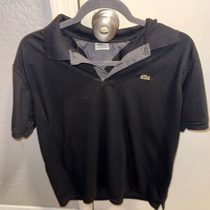 LACOSTE SPORT men's Size XL POLO SHIRT in BLACK